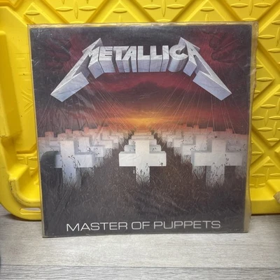 Metallica Master of Puppets Vinyl Record 1986 Orig Inner Sleeve G+/VG+ Read - Image 1 of 4