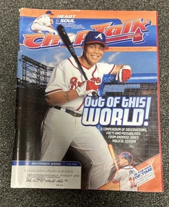 ATLANTA BRAVES CHOP TALK MAGAZINE OCTOBER 2005 COVER ANDRUW JONES - Picture 1 of 2