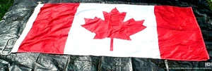 ONE CANADA FLAG FOR FLAGPOLE, 36"x 72", USED - Imagen 1 de 9