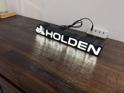 Holden Commodore Lion Badge Logo - VL VK VN VP - LED Light up artwork / Wall Art - image 1 of 3