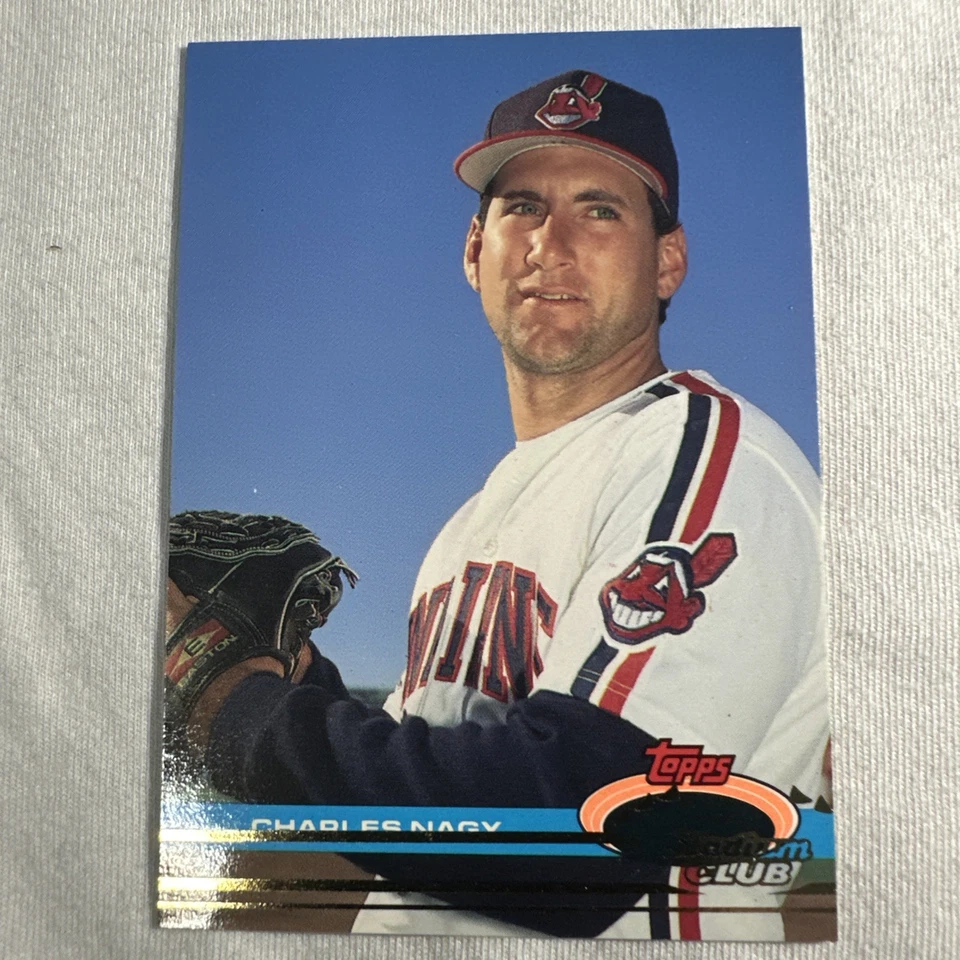 Tarjeta de béisbol 1991 Stadium Club Charles Nagy #472 Cleveland Indians Foto 1 de 3