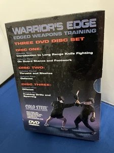 Warrior's Edge Edged Weapons Training Three-Disc DVD Set 2003 NEW - Imagen 1 de 5