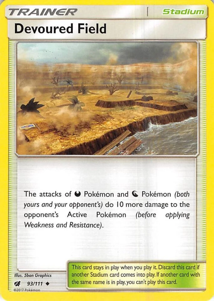 Devoured Field (Uncommon) SM - Crimson Invasion 93/111 NM - Image 1 of 1