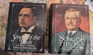 2 x SINGER OF THE BUSH + Song of the Pen Bundle Lot A. B. Banjo Paterson As New - Picture 1 of 3