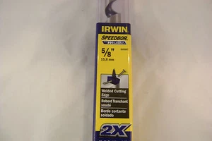 One 5/8" x 17" Irwin Ship Auger Drill Bit #3043007 - Picture 1 of 4