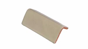 12 Trim Bullnose Mexican Molding Tile V-CAP OFF WHITE - Picture 1 of 1