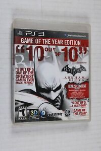 Batman: Arkham City - Game of the Year Edition (Sony Playstation 3, PS3)