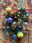 Vintage Marbles Large Size Multicolor ￼LOT Old Collectible Collector Glass