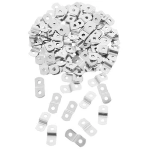 120 Pcs Corner Code Picture Frame Back Fasteners Mirror Holder Clips Man - Picture 1 of 12