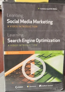 Learning Social Media Marketing/Learning Search Engine Optimization (2) DVD ROMs - Picture 1 of 2