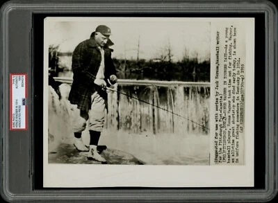 HONUS WAGNER ORIGINAL PRENSA ASOCIADA TIPO IV FOTO DÍA HONUS MURIÓ (c.1914) PSA Foto 1 de 4