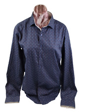 Geoffrey Beene Shirt, Men's Size L, Blue, Red, Green & White, Premium Cotton/VGC