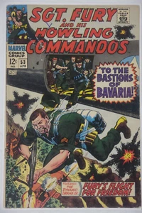 Marvel Comics Silver Age April 1968 Sgt. Fury And His Howling Commandos #53 - Picture 1 of 2