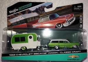 TOW & GO MAISTO DESIGN 1962 CHEVROLET BISCAYNE WAGON/CLASSIC CRAFT DIECAST 2023 - Picture 1 of 4