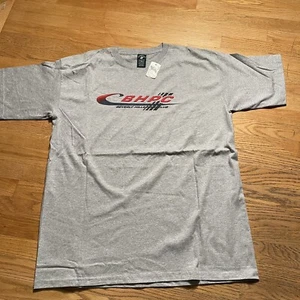 NWT Beverly Hills Polo Club Logo Gray t-shirt Size XL Y2K - Picture 1 of 8