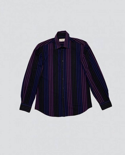 SAINT LAURENT (YSL) Camicia abito a righe YvesSaintLaurent pour bomme taglia M made in Italy