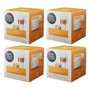 Nescafé DOLCE GUSTO Latte Macchiato, Kaffee, KaffeeKAPSEL,4er Pack, 4x16 KAPSELN