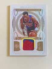 2020-21 Panini National Treasures Patch Super Prime #1 Adrian Dantley 1/1 #P9649