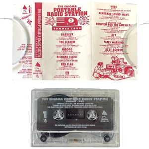 Enigma Portable Radio Station Promo Cassette Tape 1989 Wire Bardeux Renegade - Picture 1 of 7