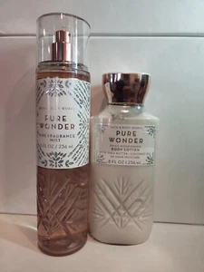 bath and body works lotion set FREE PURE WONDER FINE FRAGRANCE MIST INCLUDED - Picture 1 of 2