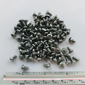 (PKG of 100) 6-32 x 1/4" Thread Cutting Screw, Type F, Phillips Pan Head, 410 SS - Picture 1 of 2