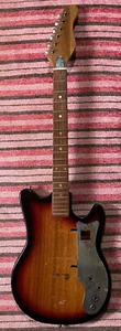 Vintage 60's Teisco EJ-2 Guitar Husk Part/Project MIJ Japan - Picture 1 of 12