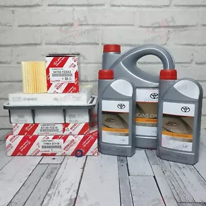 GENUINE LEXUS IS250 SERVICE KIT GSE20 2.5L 2005-2010 WITH 7L 5W30 OIL & FILTERS - Picture 1 of 1