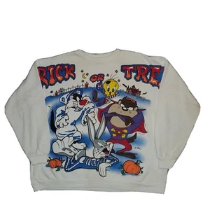 Sudadera Sudadera Looney Tunes 1997 Trick or Treat 1997 de Colección Talla L/XL 14/16W DOP - Imagen 1 de 7