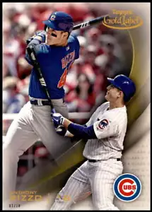 Anthony Rizzo 2016 Topps Gold Label 5x7 Class 2 Gold #44 /10 Cubs - Picture 1 of 2
