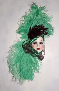 Unique Creations Lady Gesichtsmaske Wandbehang Dekor - NEU IM KARTON - Bild 1 von 1
