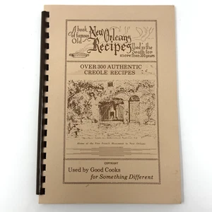 Vintage A Book of Famous Old New Orleans Recipes 300+ Authentic Creole Recipes - Imagen 1 de 6