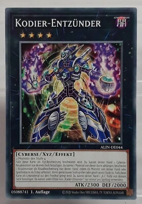 YUGIOH - Playset 3x Kodier-Entzünder - ALIN-DE044 - Alliance Insight - DE/NM - Bild 1 von 2