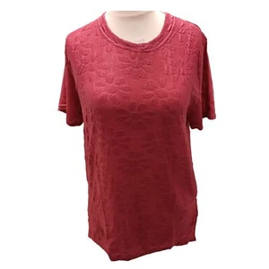 Damen rosa lässig Sommer dehnbar T-Shirt Damen Reise glänzende Bluse Größe 14-20 - Bild 1 von 13