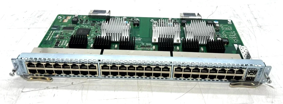 Cisco SM-D-ES3-48-P 48 Port Fast Ethernet PoE Switch Module 73-13669-01 - Image 1 of 3