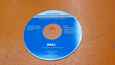 ⭐️⭐️⭐️⭐️⭐️ Dell Reinstalling Tools System Software Disc Only - Image 1 of 2