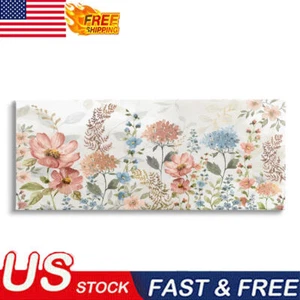 Spring Florals Botanical Painting Gallery Wrapped Canvas Art Print Wall Art New - Picture 1 of 13