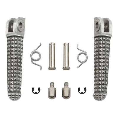 Front Foot Pegs Rest Fit For Yamaha YZF R1 98-25 YZF R6 99-20 YZFR6S 03-09 - Image 1 of 4