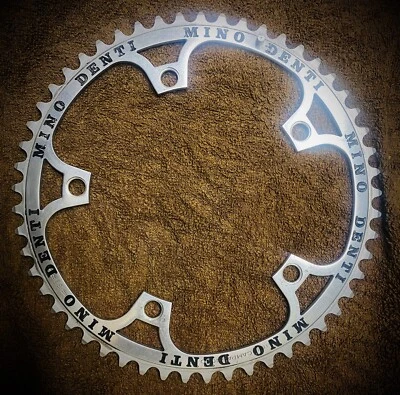 Campagnolo Campy кольцо супер запись винтажная передняя звездочка новый из старых запасов Mino Denti гравировка 53 - Изображение 1 из 4