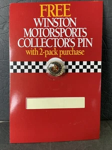 NASCAR Winston Motorsports 20th Anniversary Collector's Pin Vintage 1991 SEALED - Picture 1 of 4