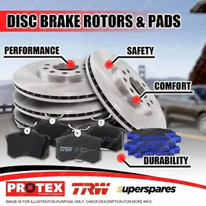 Full Set Front + Rear Disc Rotors Brake Pads for Ford Transit VM FWD - Picture 1 of 2