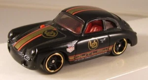 HOT WHEELS #2016-120 Porsche 356A Outlaw - BLACK (LOOSE / MINT) - Picture 1 of 3