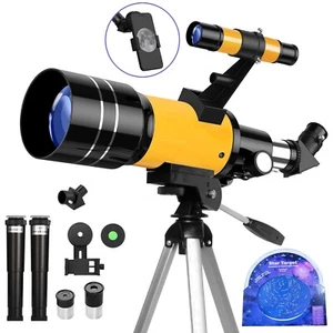 Beginner Astronomical Telescope Night Vision For HD Viewing Space Star Moon USA - Picture 1 of 14