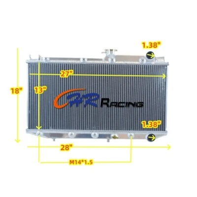 Radiador de aluminio para Toyota Camry DLX LE 1988-1991 Lexus ES250 1990-1991 AT Foto 1 de 4