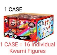 1 CASE- Miraculous Ladybug Miracle Box Kwami Surprise- Chase Glitter Figures!