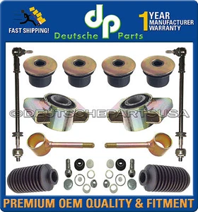 Porsche 944 951 968 Control Arms Ball Joint + Mounts + Bushing + Tie Rod Kit 14 - Picture 1 of 1