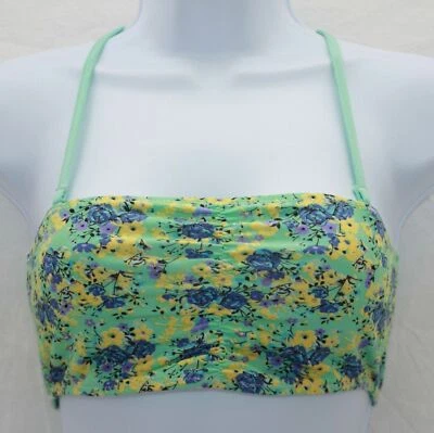 Native Intimates Womens Green Floral Bralette Size Medium - Image 1 of 4