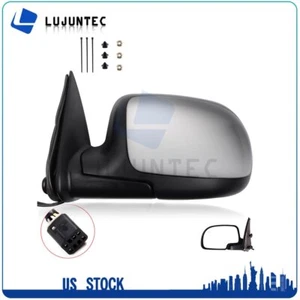 For 1999-02 Silverado Sierra Power Manual Fold Chrome Driver Side Heated Mirror - Picture 1 of 9