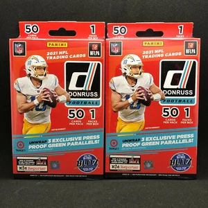2021 DONRUSS FOOTBALL 5 BOX BREAK~LIVE~ DENVER BRONCOS ~ JOHN ELWAY? - Picture 1 of 3