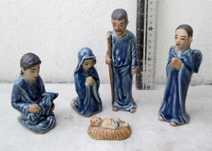 NOEL! 5 piezas. Belén Navidad Porcelana Set 100% HECHO A MANO - Imagen 1 de 1