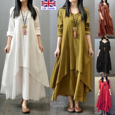 linen maxi dresses uk